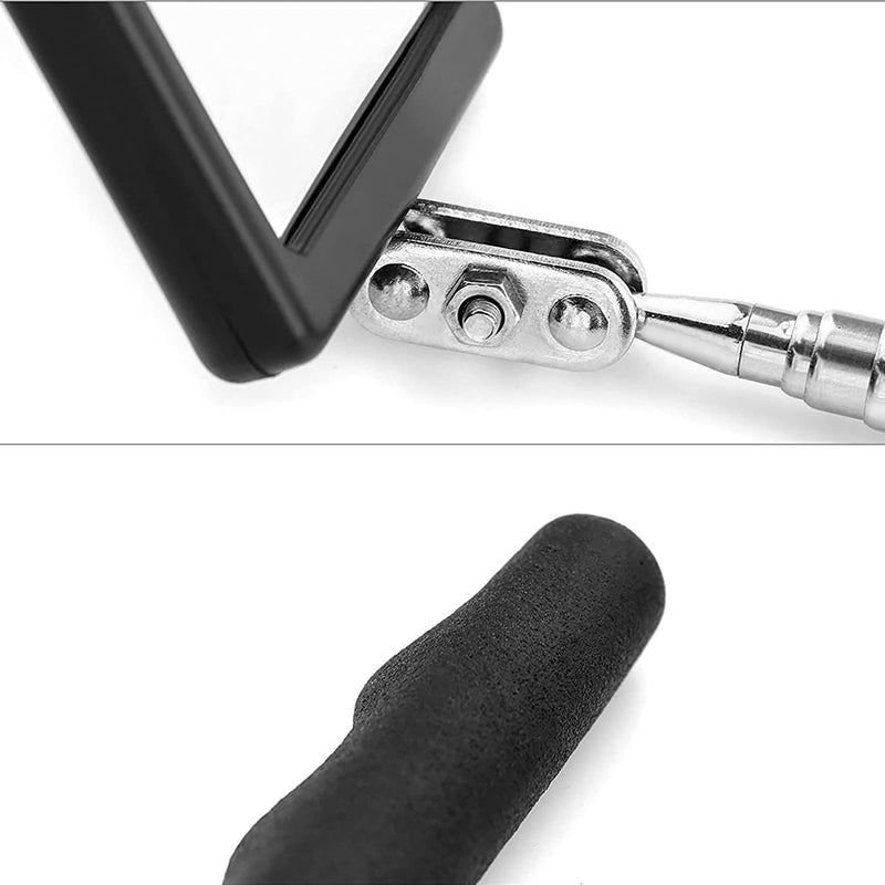 Inspection mirror telescoping with light Mirror practical addition to car repair, and anyone's toolbox Inspection Tool for Checking Vehicle, and Other Small Parts Extended (Inspection mirror-6PCS) Inspection mirror-6PCS