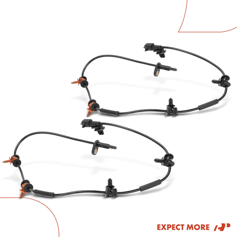 A-Premium ABS Wheel Speed Sensor Compatible with Tesla Models - Model 3 2017-2022, Model Y 2020-2022 - Front Driver and Passenger Side, 2-PC Set, Replace# 118876100A, 0265011597 Pack of 2
