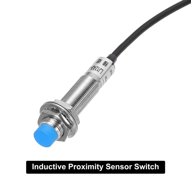 MECCANIXITY M12 Approach Sensor Inductive Proximity Sensor Switch NO Normally Open PNP 4mm Detection Distance, DC 6-36V LJ12A3-4-Z/BY, 3.3ft, 5Pcs 5