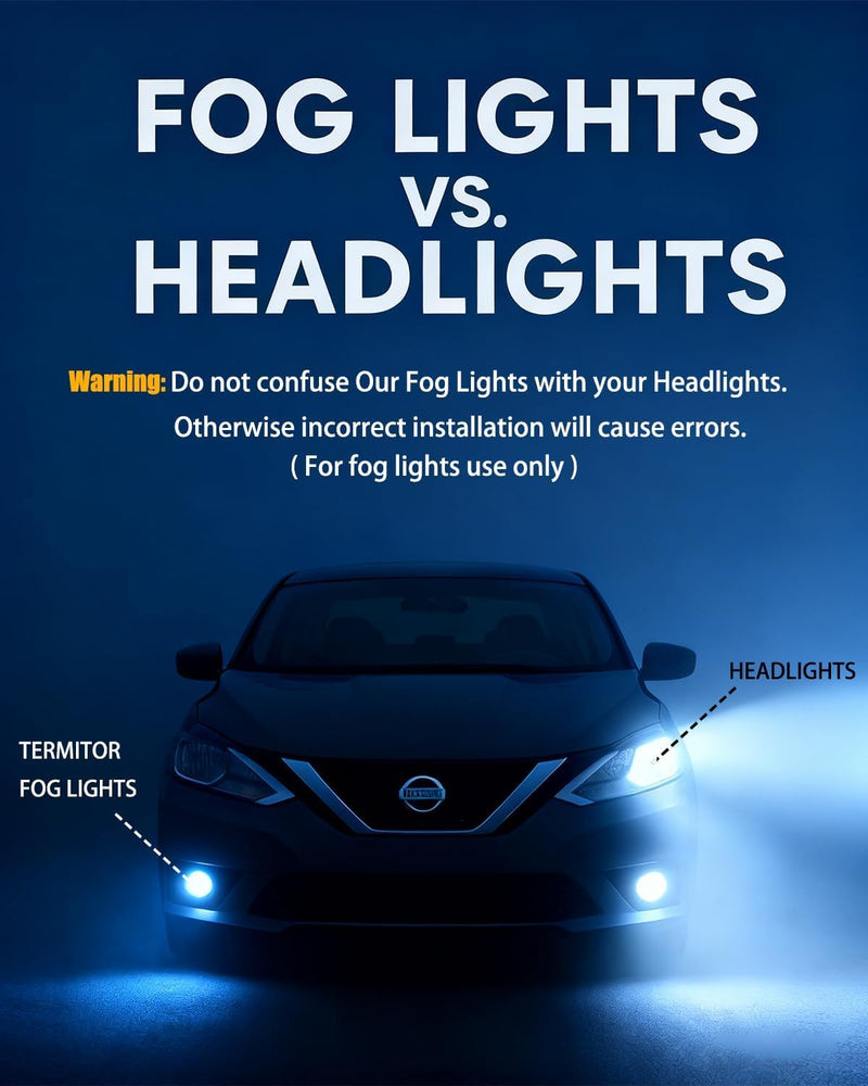 Latest H4/9003/HB2 Bulbs, 50,000LM Brightness Hi/Low Beam, 6500K Cool White, 1:1 Halogen Size Automotive Replacement H4 9003 Fog Lights, Plug-N-Play, IP68 Waterproof, Pack of 2 H4 9003 HB2