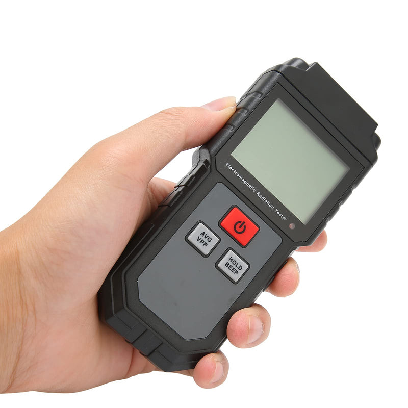 Hozee Geiger Counter, Nuclear Radiation Detector, Electromagnetic Field Personal Radioactive Portable Dosimeter, EMF Meter with LCD Display for Home 1V/M‑1999V/M
