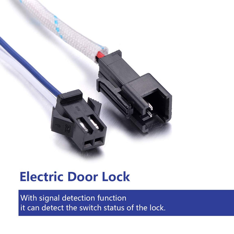 ATOPLEE Electronic Lock, 1pcs DC 12V 2A Carbon Steel Solenoid Cabinet Spring Lock for Drawer Locker (73X67X14mm) 73X67X14mm