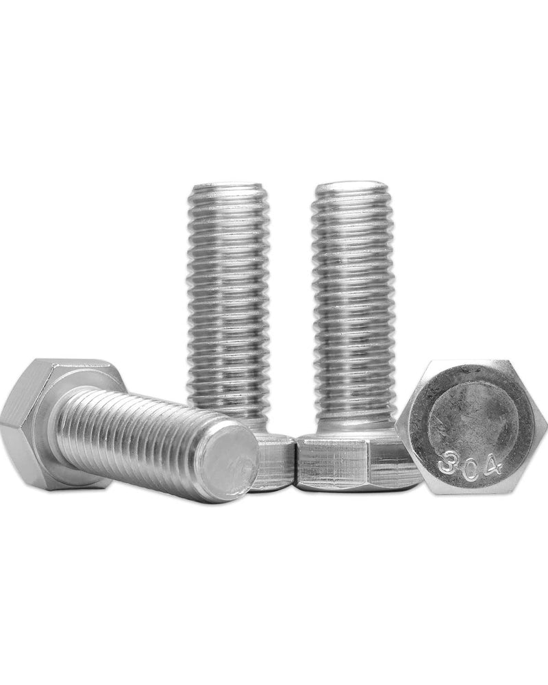 5/16-18 x 1" Stainless Steel Bolts, Hex Head 304 (18-8) Machine Screws by IMScrews, Pack of 50 5/16"-18 x 1"