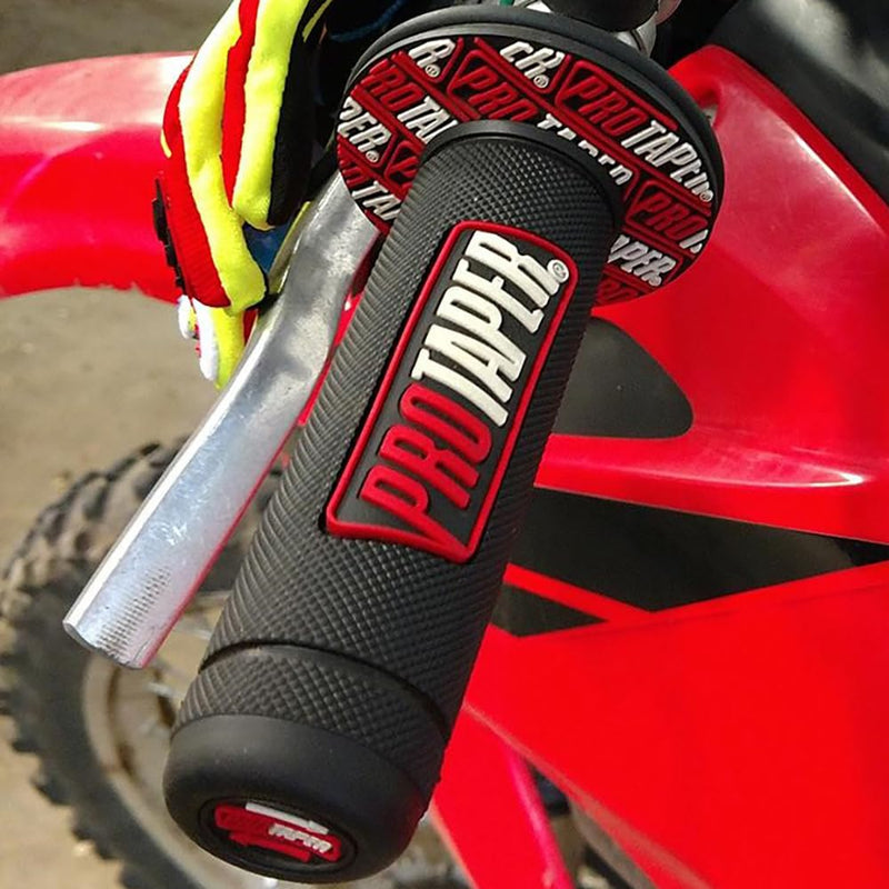 7/8" Motorcross Handle Grips Dirt Bike 22mm 24mm Truster Grips Motorcycle Ergonomic Bar End Non Slip Grip Gel Gep Scooter Cruiser Racing Mountain Black Red Pro taper