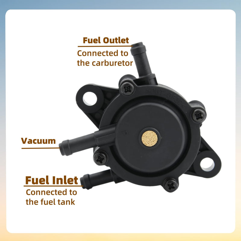 Fuel Pump with Fuel Filter Replacement for John Deere D155 D125 D105 D170 D160 D150 D140 D130 D120 D110 D100 LA175 LA165 LA155 LA145 LA135 LA125 LA115 LA105 LA150 LA140 LA130 LA120 Lawn Tractor
