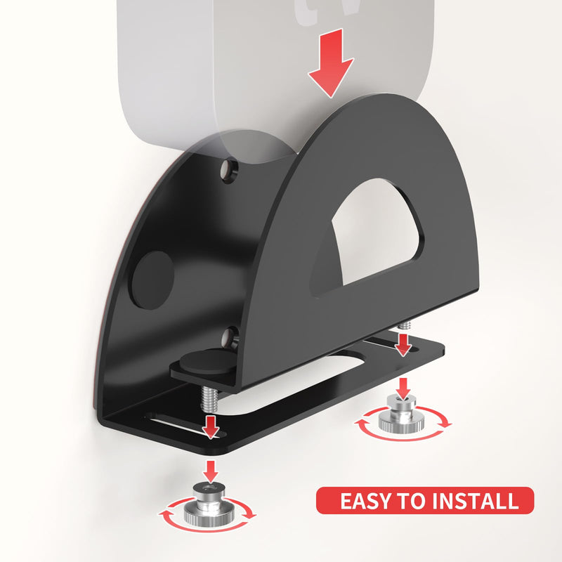 Adjustable TV Box Wall Mount Metal Wall Mount for A-pple TV, Router and Other Media Players