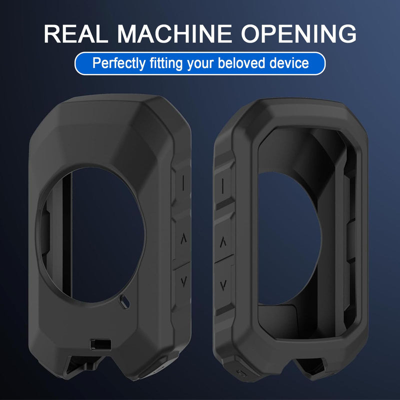 Glass Screen Protector for Garmin Edge MTB GPS and Silicone Case Cover