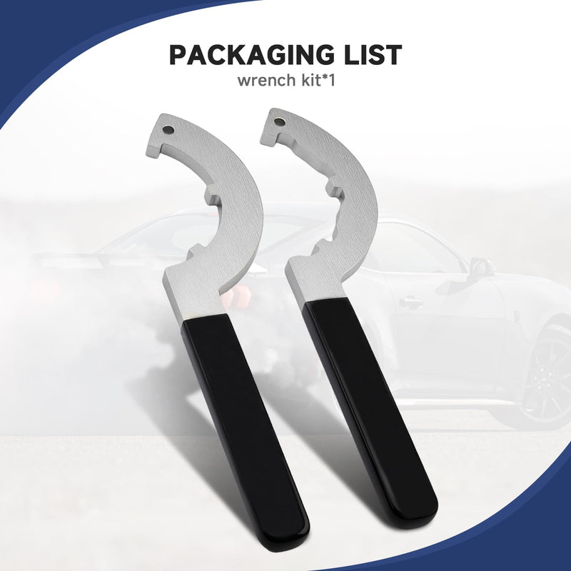 T114W wrenching package, suitable for QA1 twisted tooth shock absorbers and pillars