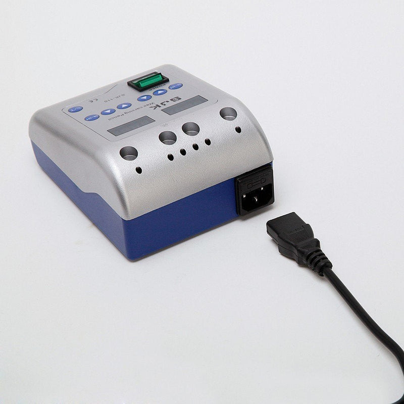 Electric Waxer Carving Knife Machine Double Pen and 6 Wax Tip Pot for Dental Lab