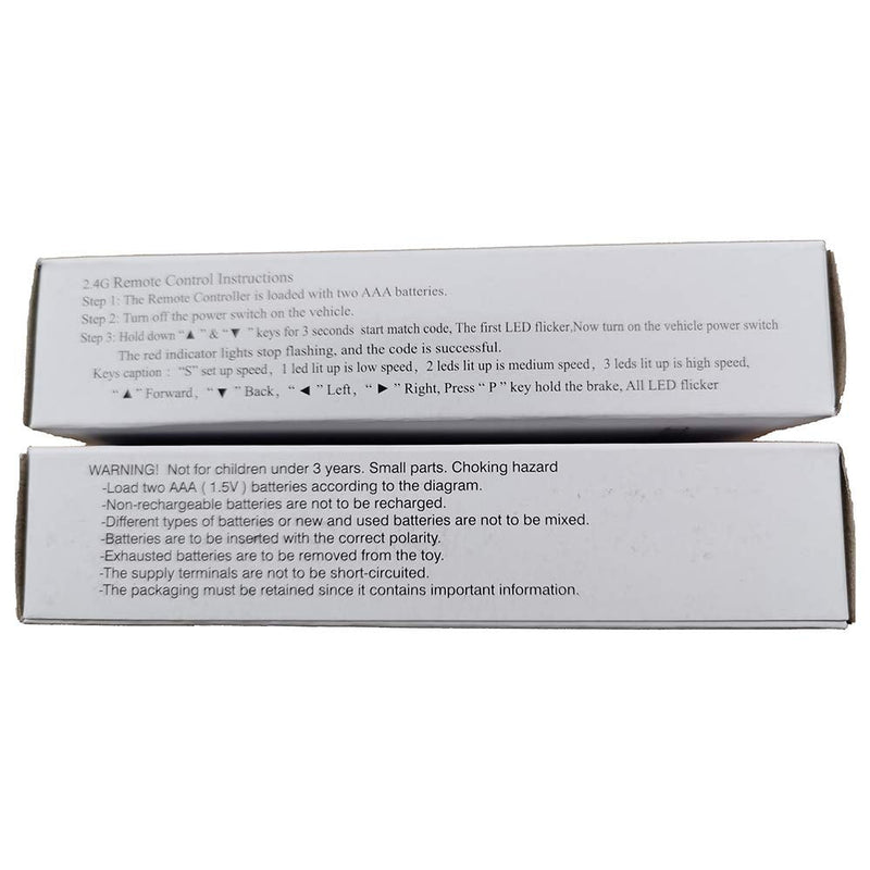 2.4G Bluetooth Remote Control and JR-RX-12V (JR1630RX-12V) Control Box kit, The Product has a Slow Start Function, no Need to Install an Additional Slow Starter.