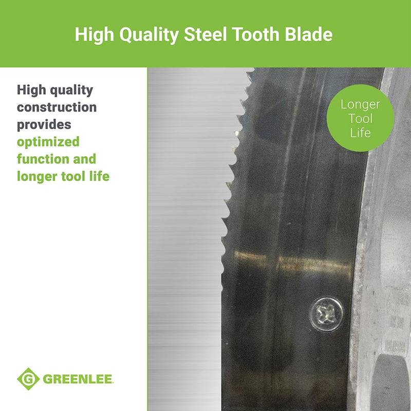 Greenlee 6-3/8" Heavy-Duty Steel Recessed Lighting Hole Saw, 6-3/8" Recessed Light Hole Saw for Wood, Ceiling, Drywall, Tile 6-3/8-Inch Diameter