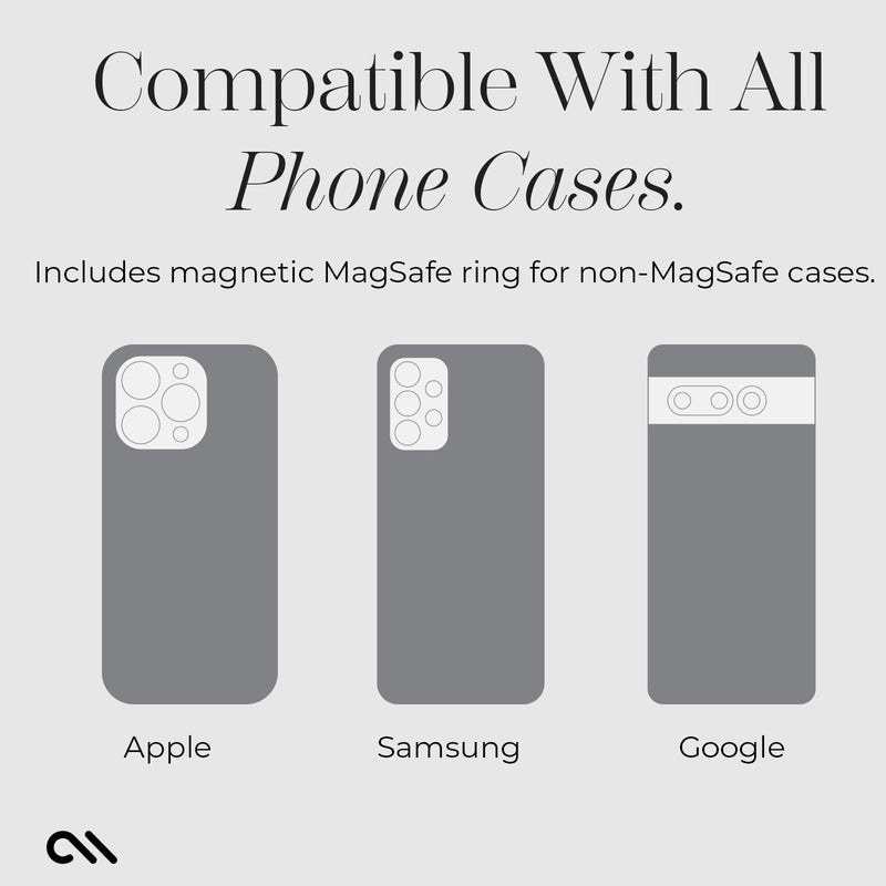 Case-Mate Stick it! Magnetic Suction Cup Phone Mount | Snap-On iPhone Suction Mount | Detachable Suction Phone Grip | Hands-Free MagSafe Suction Mount for iPhone Pro Max 15/14/13/12 Series | Stardust