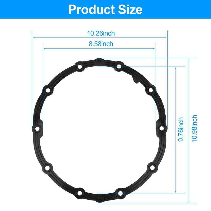 Rear Suspension Axle Differential Pumpkin Housing Cover Gasket Seal for Chevrolet Silverado 1500 for GMC Sierra Yukon for Cadillac Escalade ESV EXT 2009-2014 15860607