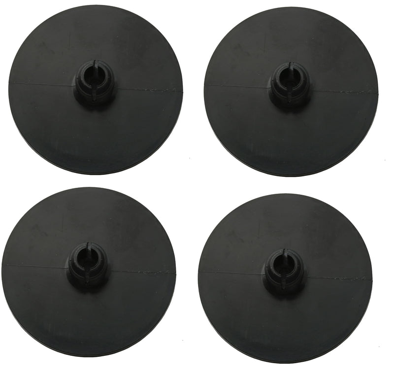 Leaf Spring Helper Insulator Pad Bushings 2C3Z5586AA Compatible with Ford 2000-2019 F-Series E-Series (8Pcs - Black) 8Pcs - Black