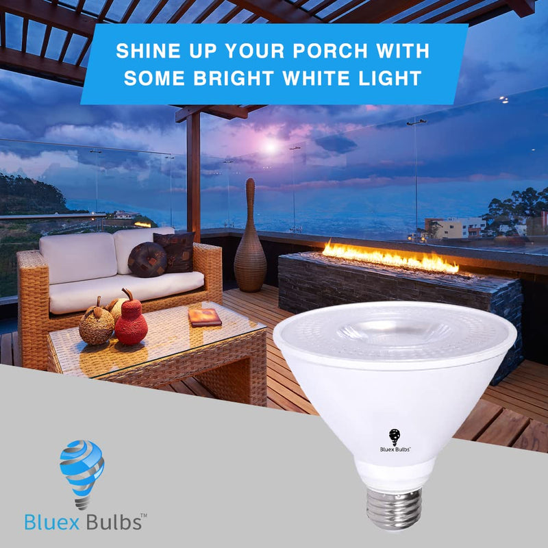 6 Pack PAR30 Short Neck LED Flood Light Bulb 10W 75 Watt Equivalent 850 Lumens Waterproof E26 3000K Warm White Super Bright PAR30 LED Bulb for Security, Led Spotlight Bulb Led Recessed Light Bulbs 3000k - Warm White
