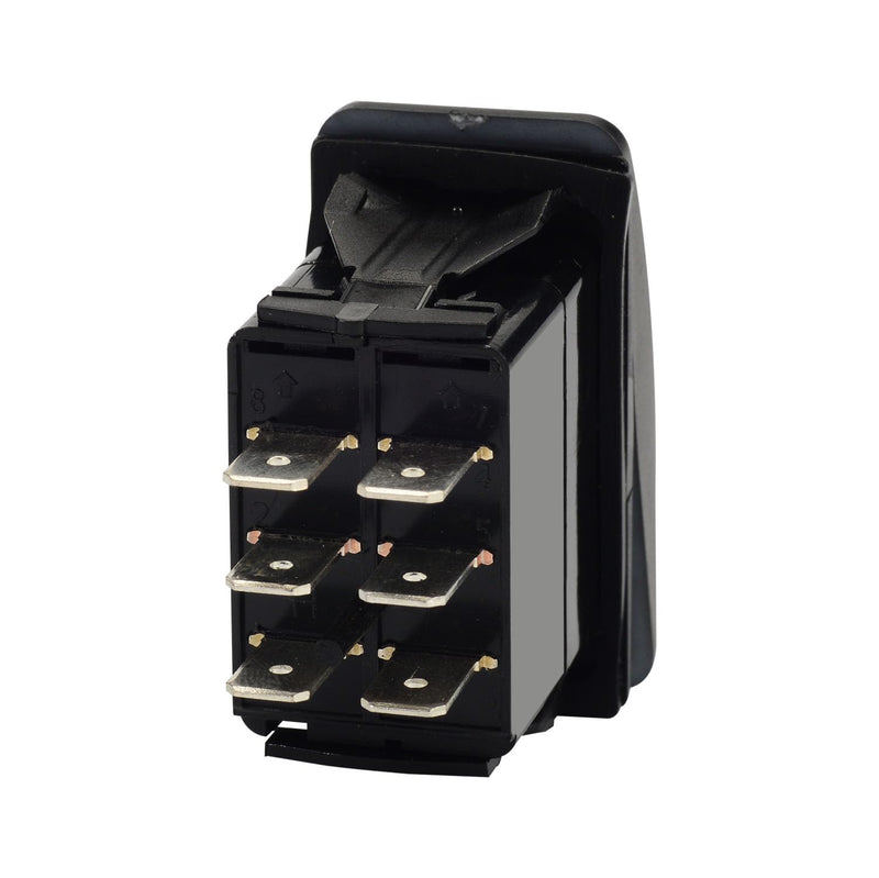 3 Position Rocker Switch 12V 20A 6 Pin DPDT ON Off ON for Marine Boat Tractor Golf Cart 4x4 ATV UTV Waterproof 6Pin-on off on