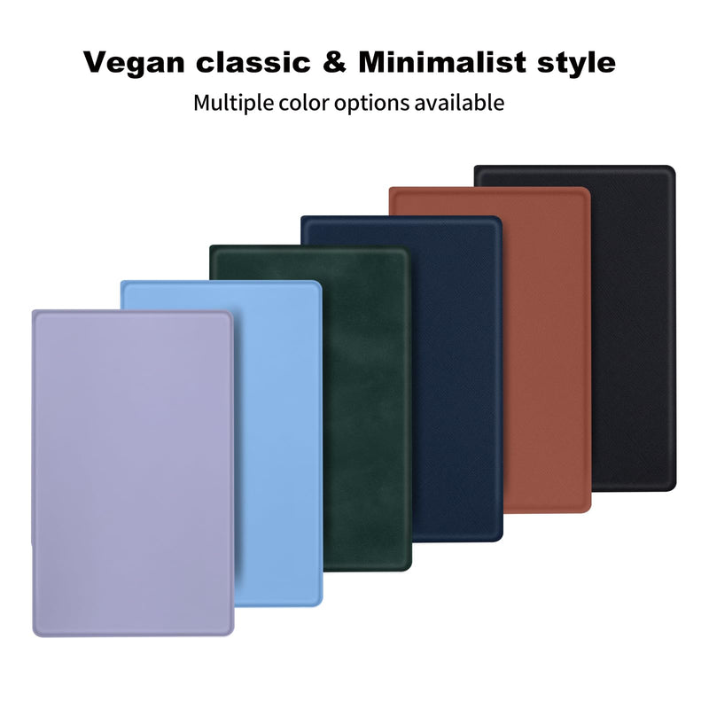 Magnetic Folio Case for Xteink X4 eReader 4.3", Slim Lightweight Premium PU Leather Cover with Magnetic Closure (Rock Black) Rock Black