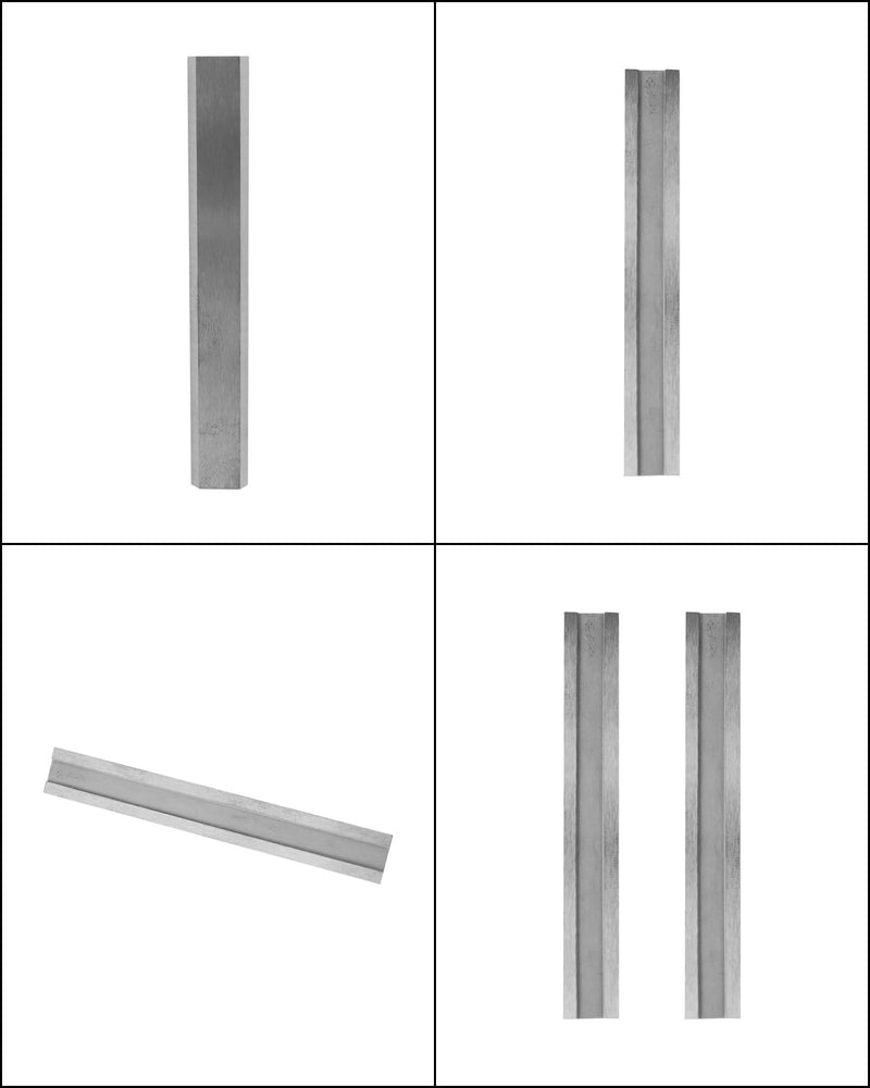 2.5" Carbide Paint Scraper Blades, Double-Edged Reversible Replacement Tungsten Steel Blades, Fit for 2.5in scraper, for Removing Paint, Wood, Glue and Grout - 2pcs 2.5"
