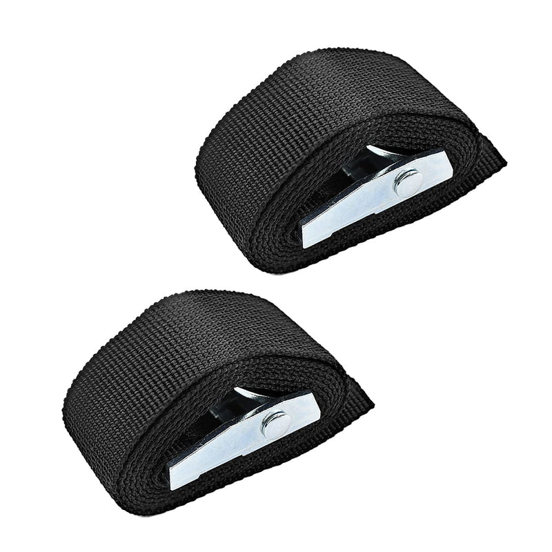 2PCS Lashing Straps with Buckles Adjustable, Up to 600lbs,Tie Down Straps for Motorcycle, Cargo, Trucks,Trailer,Luggage (1" x 3.3') 1" x 3.3'
