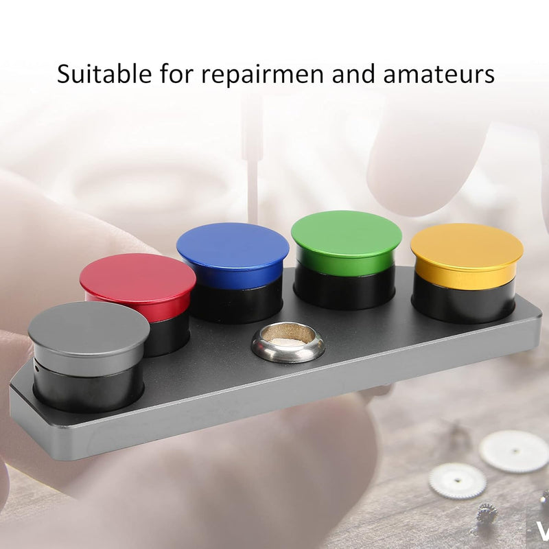 Watch Oiler Dish, 5 Dish Watch Oiler Repair Kit Watch Oil Immersion Tool Cup Oiler Watch Oil Watchmaker Oil Cup Watchmaker Watch Repair Accessories