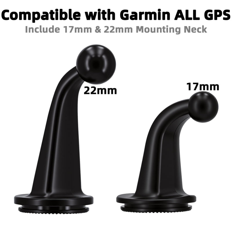 Friction Beanbag Dashboard Mount for Garmin Drivesmart 86 XL GPS | Portable NonSkid Car Truck RV Navigator Holder for Garmin Nuvi Drive Dezl Zumo Driveassist DriveLuxe StreetPilot 17mm & 22mm RectNoSkid