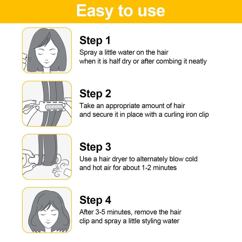  [AUSTRALIA] - 12 Pieces Of Hair Root Fluffy Clips, Hair Style Making Tools, Hair Salon Tools, Hair Styling Clips, Hair Curling Clips