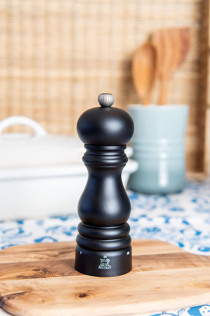 Peugeot Paris u'Select Pepper Mill, Matte Black (7 Inch) 7 Inch