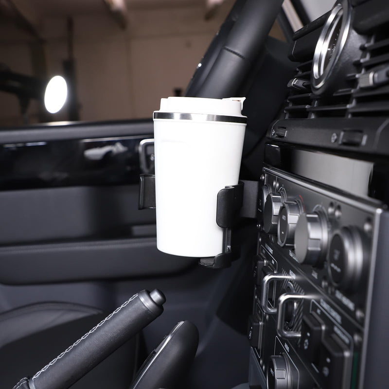 Car Multi-Function Drink Cup Phone Holder, 2 in 1 Bolt-on Stand Bracket Organizer, Cell Phone Mount Compatible with Ineos Grenadier 2020-2024 (Center Control Left) Center control Left