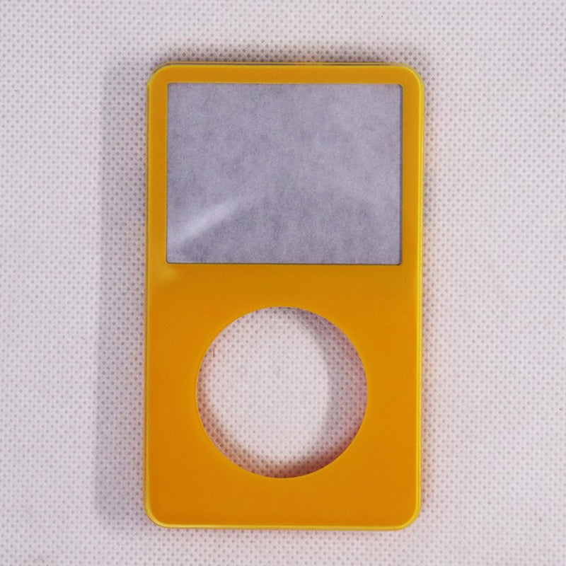 Yellow Plastic Front Cover Faceplate Housing Case Cover with clickwheel with Center Button for iPod 5th 5.5Gen Video 30GB 60GB 80GB Yellow
