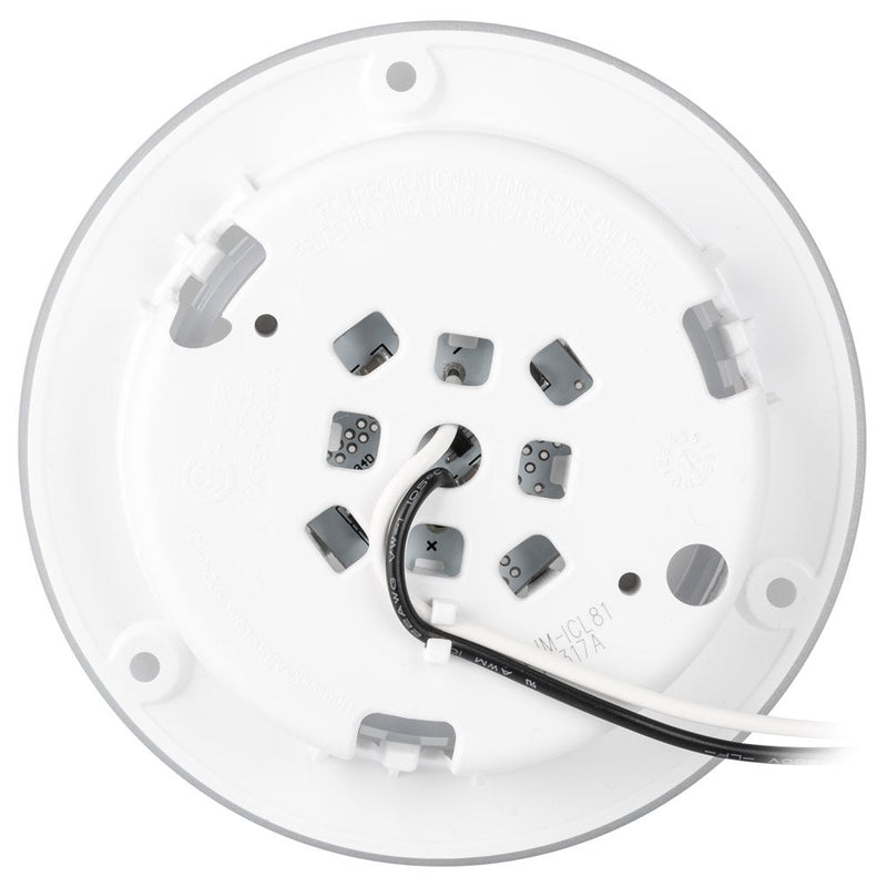 Lumitronics RV 4.5 Inch LED Recessed Interior Dome Puck Light 4.5-Inch