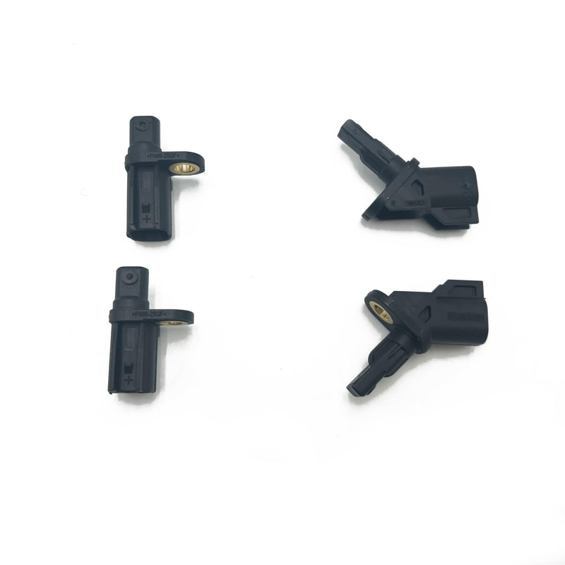 4Pcs Front Rear Left and Right ABS Wheel Speed Sensor Compatible with Ford Focus Escape C-Max Replacement for Lincoln MKC XC70 XC60 V70 V50 S80 S60 S40 C70 C30 Replaces 3M5T2B372AB 3M5T2B372BB