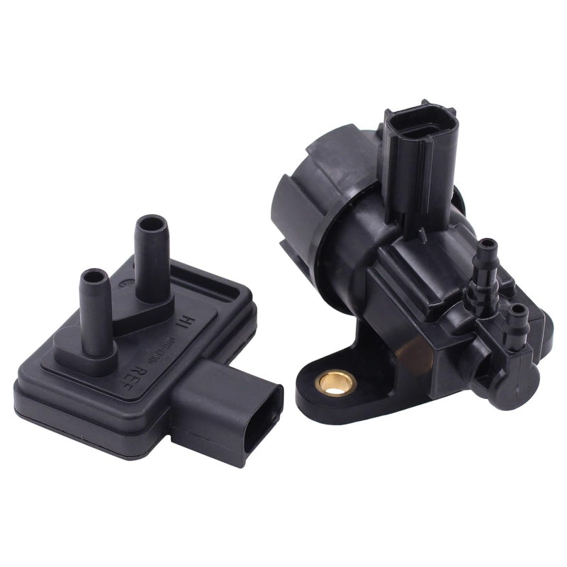 MOTOKU EGR Vacuum Solenoid Valve & DPFE Pressure Feedback Sensor Kit for Ford Taurus F-150 Crown Victoria Escape Focus Windstar Explorer Ranger Expedition Mustang for Mazda Tribute 2000-2004