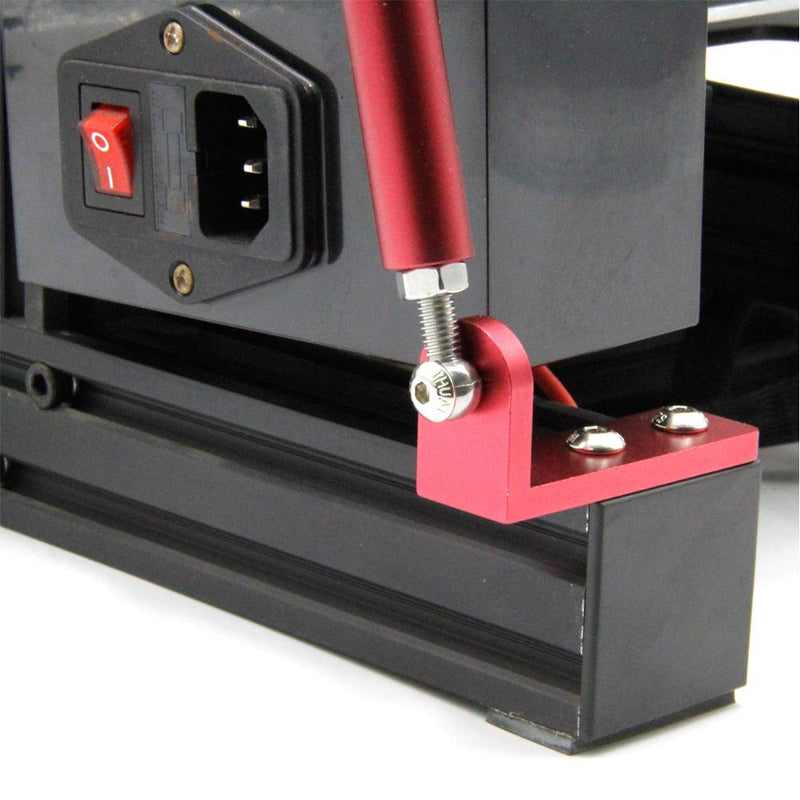 Supporting Pull Rod Kit Aluminum Alloy Upgrade Red Tie Rod Set for Ender 3/Ender 3 V2/Ender 3 pro 3D Printer (365mm/14.4") 365mm/14.4"