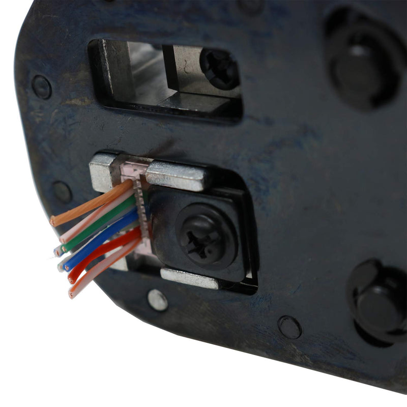 LINKUP - Crimper Tool Cat6 Cat5 5E RJ45 Cable Crimp and Trim Easy Pass Thru Plugs | RJ 45 RJ12 & RJ11 Ethernet LAN Internet Patch Cord Crimping and Trimming Tool