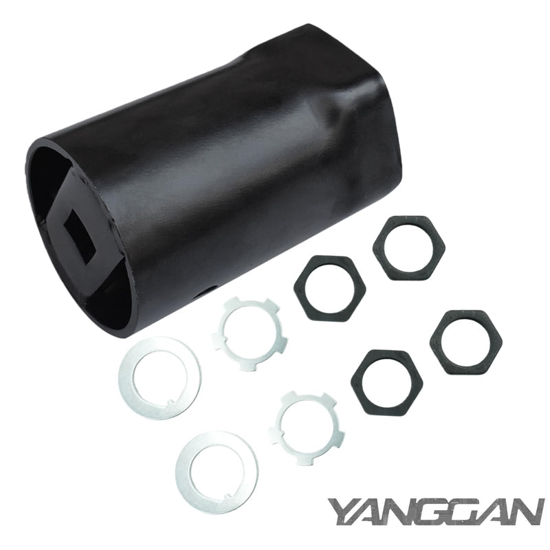 Hub Socket Nut Kit 1/2" Drive 54mm Compatible with Landcruiser Hilux 4x4 for Nissan Patrol, for Toyota FJ LN RN BJ HJ KZN165R T100 LC100 4WD 4X4 Hex Front Wheel Bearing Hub Axle Nut Socket