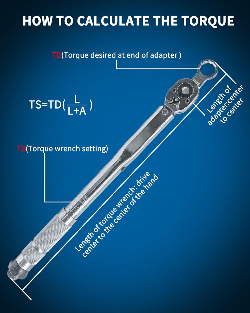 DPTOOL 10 Piece Torque Adapter Set Metric 12 Point Box End Torque Adapter Extension Set 3/8'' Drive Torque Wrench Extension Adapter Set 10mm-19mm for Torquing Bolts or Nuts from Hard-to-reach Areas