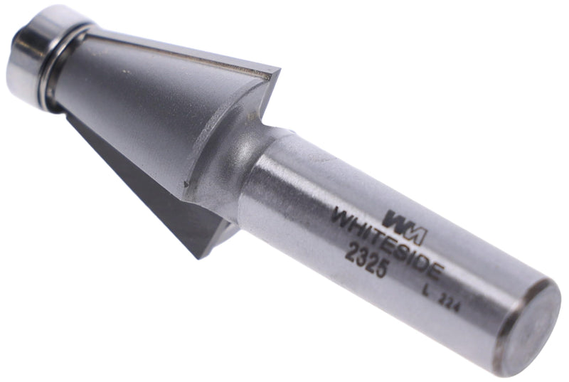 Whiteside 2325 Edge Bevel Router Bit: 15 Degree Angle, 1 Inch Cutting Length, 15/16 Inch Cutting Height, 1/2 Inch Shank, 1-1/8 Inch Large Diameter