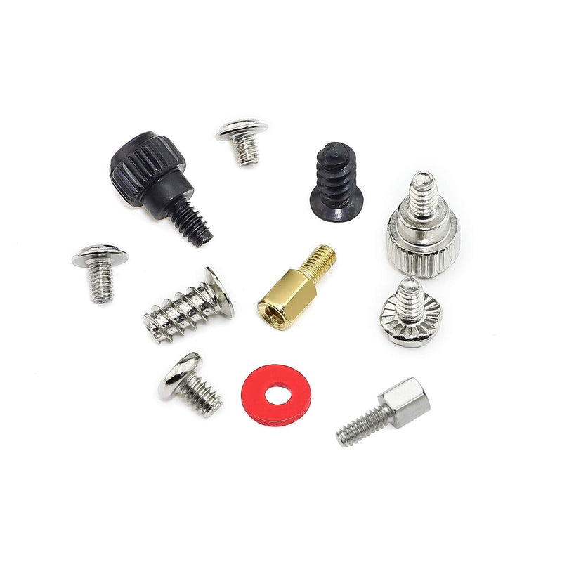 300PCS Personal Computer Screw Standoffs Set Assortment Kit with a Screwdriver for Hard Drive Computer Case Motherboard Fan Power Graphics