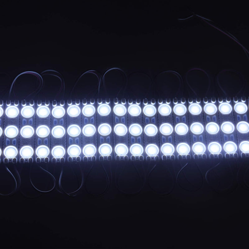 Super bright 200pcs 2835 3 LED Module White Waterproof Decorative Light for Letter Sign Advertising Signs with Tape Adhesive Backside 3 Years Warranty