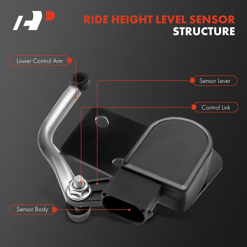 A-Premium Ride Height Level Sensor Compatible with Jeep Grand Cherokee 2015, Sport Utility, Front Left Driver Side, Replace# 68164093AA, 68164093AB