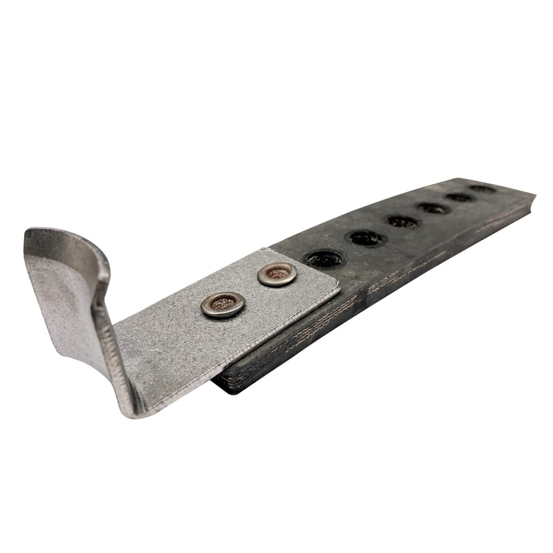 Emotor Industries Universal Rotated Exhaust Hanger with 6 Holes on Strap HG001