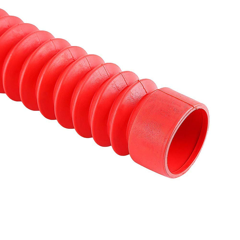 Motorcycle Fork Boots, 210.5mm*42mm Motorcycle Shock Boots Fork Boots 89 Red Shock Damping Dust Cover (Red)
