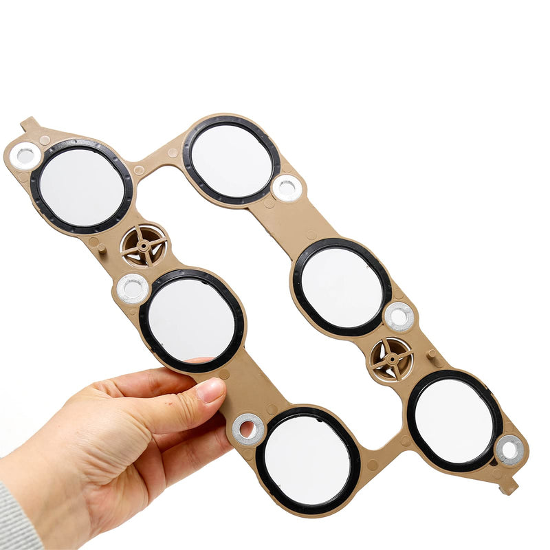 12590958 Lower Intake Manifold Gaskets Replacement for Buick Enclave Chevrolet Traverse GMC Acadia 2009-2016 Replacement for Cadillac CTS 2008-2011 Replacement for Buick Lacrosse Chevrolet Camaro