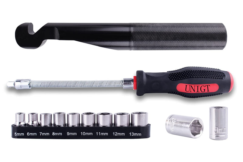 Belt Changing Tool with Clutch Cover Removal Tool Kit Compatible with Polaris 800 900 S 1000 XP XP4 General 1000 - Combo Package Belt+Clutch Tool