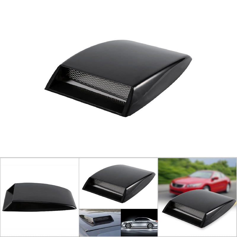 Air Intake Scoop Hood, Bonnet Vent Cover Car Decorative Air Intake Scoop Accessory for Cars and Vehicles(Black)