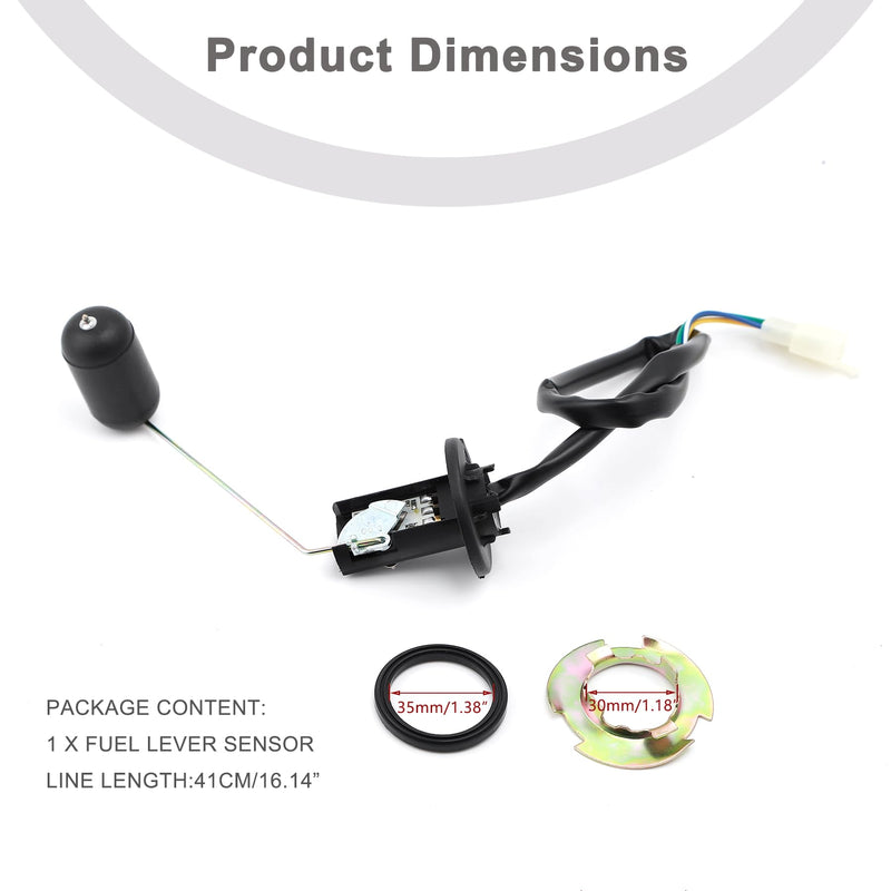 Mokuo Motorcycle Fule Tank Sensor Fule Level Sensor Compatible with Chinese GY6 50cc Scooter Mopeds Taotao Sunl Parts