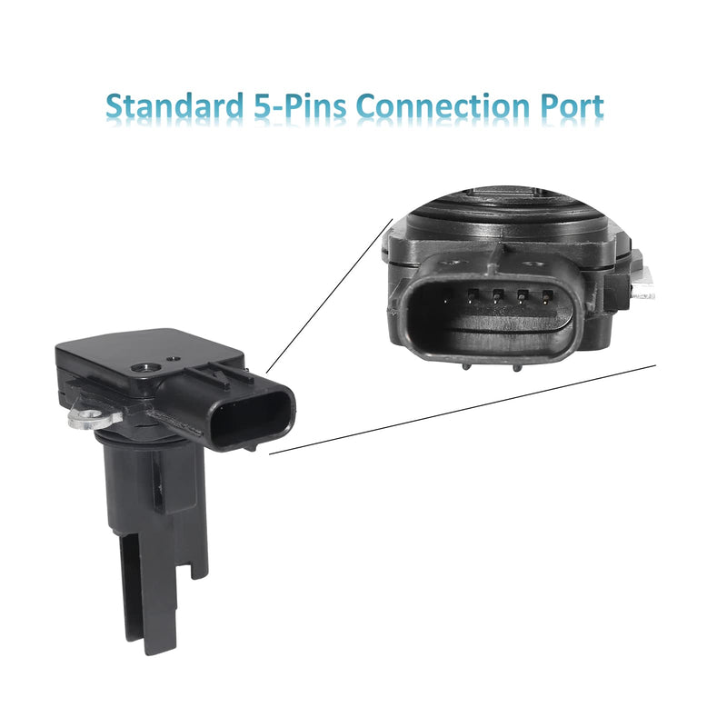 MANATEE 22204-0V010 Mass Air Flow Sensor Compatible with 2010-2020 Toyota Camry Corolla Sienna 4Runner Prius, Lexus CT200H RX350 HS250h GS350, Scion TC, 22204-0V020 22204-28010 MAF Meter Sensor