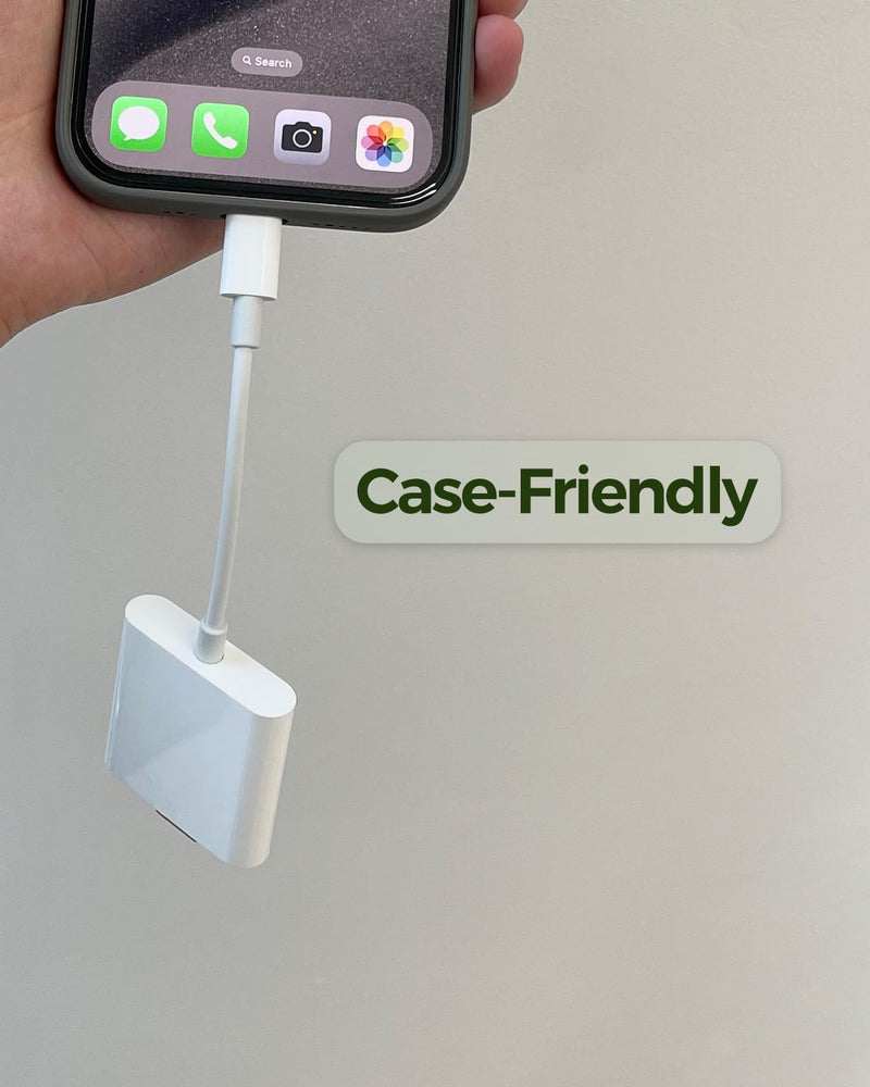 USB-C SD Card Reader for iPhone 15, 2-in-1 Digital Camera Memory Card Adapter for SD and Micro SD Cards
