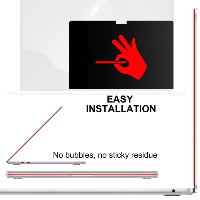 Privacy Screen for Macbook Pro16 Inch (2021-2025, M2, M3, M4, A2991, A2485, A2780, A3403), Removable Matte Anti Glare Blue Light, Private Security Filter for 16.2" Mac Laptop Computer，1-Pack