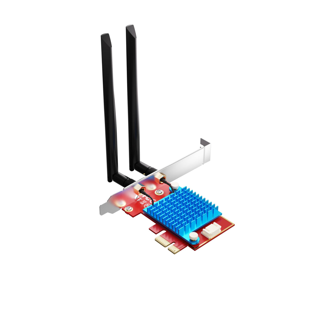 WiFi 7 PCIE Card for Desktop PC | Ultra-Fast 9.3Gbps, Intel BE200, Tri-Band 320MHz | Latest Bluetooth 5.4 | Ideal for Gaming Streaming | Windows 10/11 64bit AXE9300 - WiFI 7